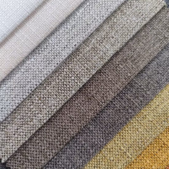 커튼을 위한 가정 직물 장식적인 실내 장식품 소파 폴리에스테 차양 직물