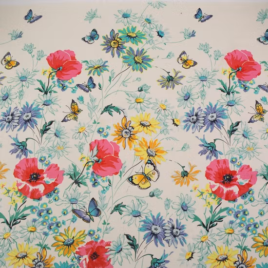 린넨 55%와 면 45%로 제작된 디지털 인쇄된 부드러운 직물 판매